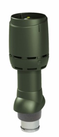 Ventiliacijos kaminėlis Vilpe FLOW 125P-IS-500 žalias 