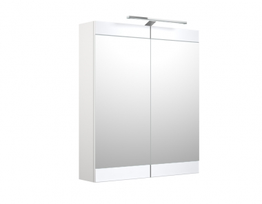 Veidrodinė spintelė Kamė Serena Retro 60cm LED balta 
