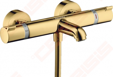 Maišytuvas voniai /dušui termostatinis Ecostat Comfort, polished gold optic 