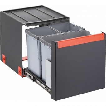 Šiukšliadėžė Franke Cube 40 (14L+2x7L), automatinis atidarymas 