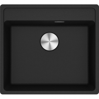 Plautuvė Franke Maris MRG210-52A, ekscentrinis ventilis, spalva- onyx, montuojama lygiai su stalviršiu 