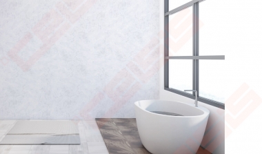 Kompozicinė plokštė VIPANEL Marble White, 1000x2100 mm. 