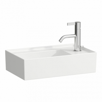Praustuvas Kartell by Laufen, matmenys: 460x280x150mm, be skylės maišytuvui, be persipylimp 