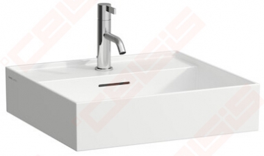 Praustuvas Kartell by Laufen, 50x46, šlifuota apačia su Laufen Clean Coat danga (LCC) 