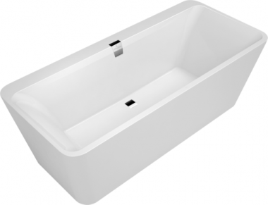 Vonia SquaroEdge12 180x80 laisvai stovinti stone white 