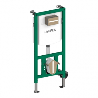 Potinkinis rėmas LAufen INEO su bakeliu pakabinamam unitazui, Dual Flush 6/3 l, reguliuojamas iki 4.5/3 l, 4/2.6 l 