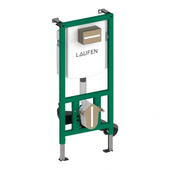 Potinkinis rėmas Laufen INEOLINK su bakeliu pakabinamam uniatazui arba unitazui su bidė funkcija, Dual Flush 6/3 l, reguliuojamas iki 4/2-l, 3/4.5-l 