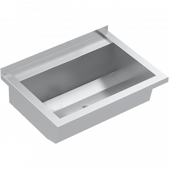 Praustuvas PL6T Planox 60cm, satin be skylės maišytuvui, be perpylimo 