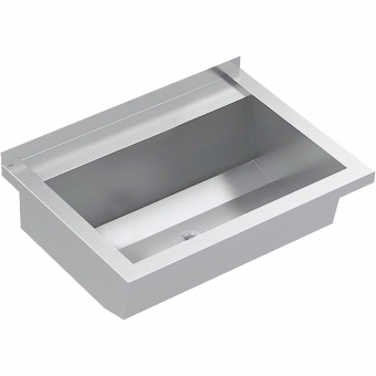 Praustuvas PL10T Planox 100cm satin, be skylės maišytuvui, be perpylimo 