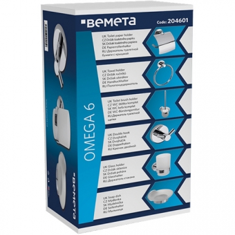 Vonios aksesuarų rinkinys Bemeta Omega 6 