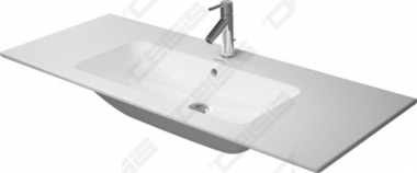 Praustuvas DURAVIT Me By Starck 123x49, su Wonder Gliss danga 