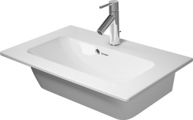 Praustuvas Duravit Me By Strack 63x40, baldinis, be skylės maišytuvui 