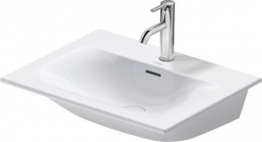 Praustuvas Duravit Viu 630x490, 1skylė maišytuvui 
