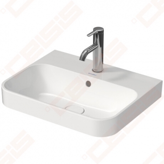Praustuvas Duravit Happy D.2 Plus 50x40, baltas su WG 