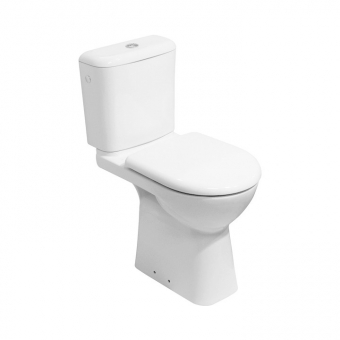 Puodas WC Jika Deep, horizontalus nuotakas, paaukštintas (46 cm) 