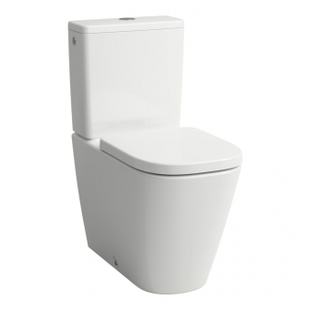 Kombinuoto unitazo puodas Laufen Meda, tylus sūkurinis nuplovimas (Silent flush), be apvado (Rimless), horizontalus/vertikalus nuotakas 