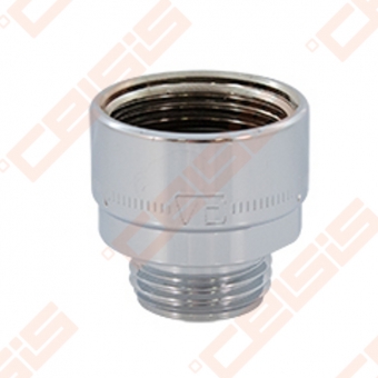 Perėjimas su atbuliniu vožtuvu 3/48" x1/2" , vidus/išorė 
