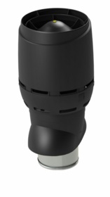 Kaminėlis vent. FLOW XL 250P-IS-500 juodas 