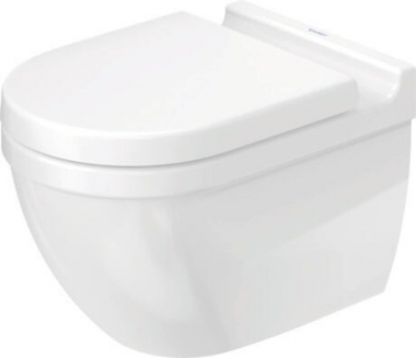 WC pakabinamas Starck 3 rimless, su WG danga 