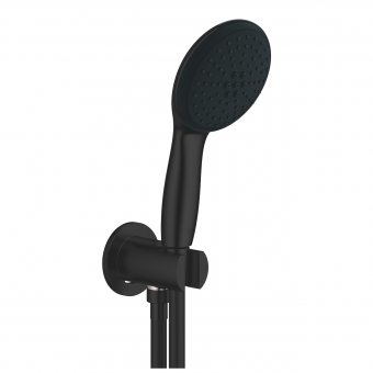 Komplektas dušelio rankinio Tempesta 110 su laikikliu, žarna, pajungimu vandeniui 2 sr matte black 