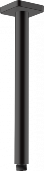 Vamzdis dušo galvai Crometta E 30 cm, juodas matinis 