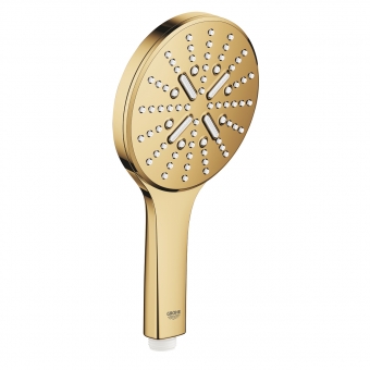 Dušo galvutė Grohe SmartActive 130 apvali 3 sr 9,5l aukso spalva 