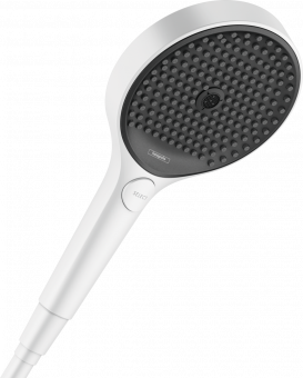 Galvutė dušo Rainfinity 130 3 jet eco smart, balta matinė 