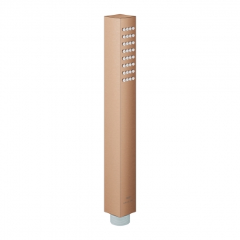Dušelis rankinis Aqua Cube Stick 9,5l/min metalinis matinė rausvo aukso spalva 