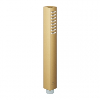 Dušelis rankinis Aqua Cube Stick 9,5l/min metalinis matinė aukso spalva 