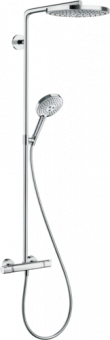 Dušo komplektas Hansgrohe su term.RaindSelS240 2 jet ch/b 