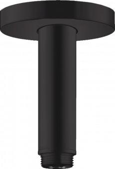Vamzdis dušo galvai iš lubų Hansgrohe S 100mm, juodas matinis 