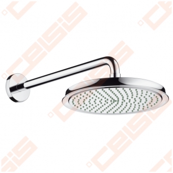 Potinkinė dušo galva iš sienos HANSGROHE Raindance Classic 240 Air 1 jet su alkūne 390 mm 