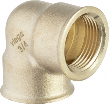 Alkūnė v/v 3/8" 90* br (Viega) 