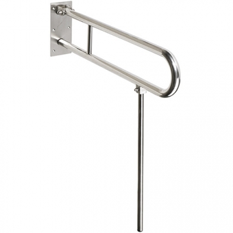 Atlenkiama atrama Bemeta Help 750 mm, su koja, nerūdijančio plieno blizgi 