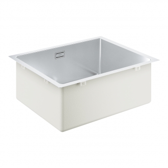 Plautuvė Grohe K700U 60S 54x44 universaliai montuojama su užkemšamu ventiliu, nerūdijantis plienas