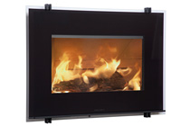 Plieninis židinio ugniakuras HWAM I 30/55 (841x619x470); 7kW