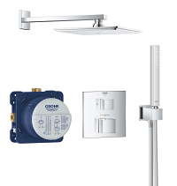 Termostatinis potinkinis dušo komplektas Grohe Cube SmartControl su kvadratine galva