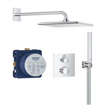 Komplektas dušo Grohe Rainshower Mono 310 Cube 1 srovės 2 funkcijos 