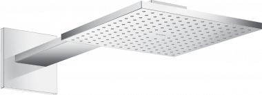 Dušo galva AX 250x250 iš sienos su alkūne 