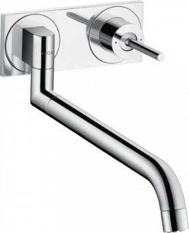 Plautuvės maišytuvas Hansgrohe iš sienos AxUno2 
