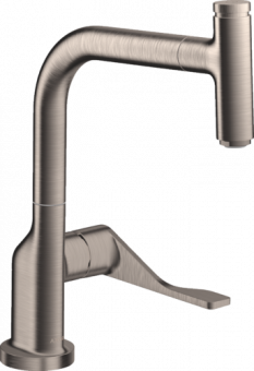 Plautuvės maišytuvas Hansgrohe AxCitterio Select nerūdijančio plieno 