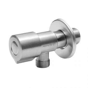 Žalvarinis PLIENO SPALVOS Slovarm TE-66N.1 rutulinis ventilis Dn1/2" x 3/8" 
