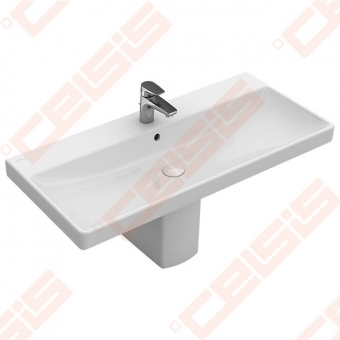 Praustuvas VILLEROY&BOCH Avento 1000x470 mm su skyle maišytuvui 