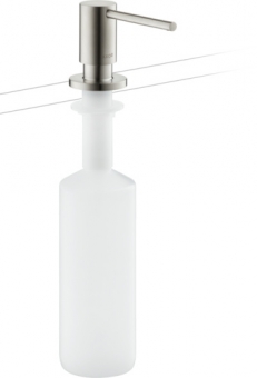 Skysto muilo dozatorius Hansgrohe Uno integruojamas, nerūdijantis plienas 