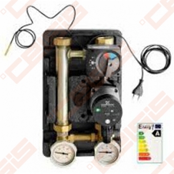 Pastovios grįžtamos temperatūros palaikymo mazgas MEIBES Dn1" su Grundfos Alpha2 25-60 crkuliaciniu siurbliu