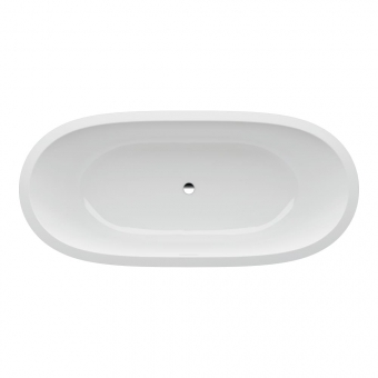 Vonia Alessi One, matmenys: 1780x820x460mm, įleidžiama, su rėmu, iš kompozicinės medžiagos 'Sentec', su centriniu nuotaku 