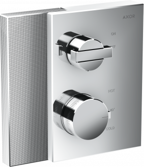 Dalis dekoratyvinė termostatinė AX Edge 1funkcijos,diamond cut 