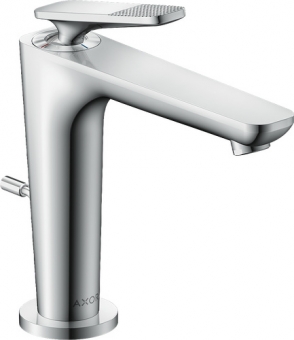 Praustuvo maišytuvas Hansgrohe AX Citterio C 125 Cubic Cut, su pop-up dugno vožtuvu, Cool Start 