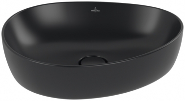 Praustuvas Antao 510x400 montuojamas ant stalviršio C+ pure black 