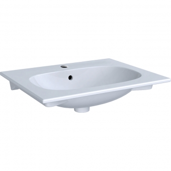 Praustuvas Geberit Acanto 60x48 cm. Baldinis, plona briauna 